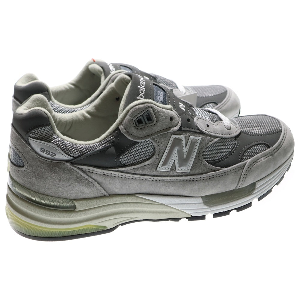 New Balance(ニューバランス) M992GR スウェード切り替え ローカットスニーカー グレー US9.5/27.5cm