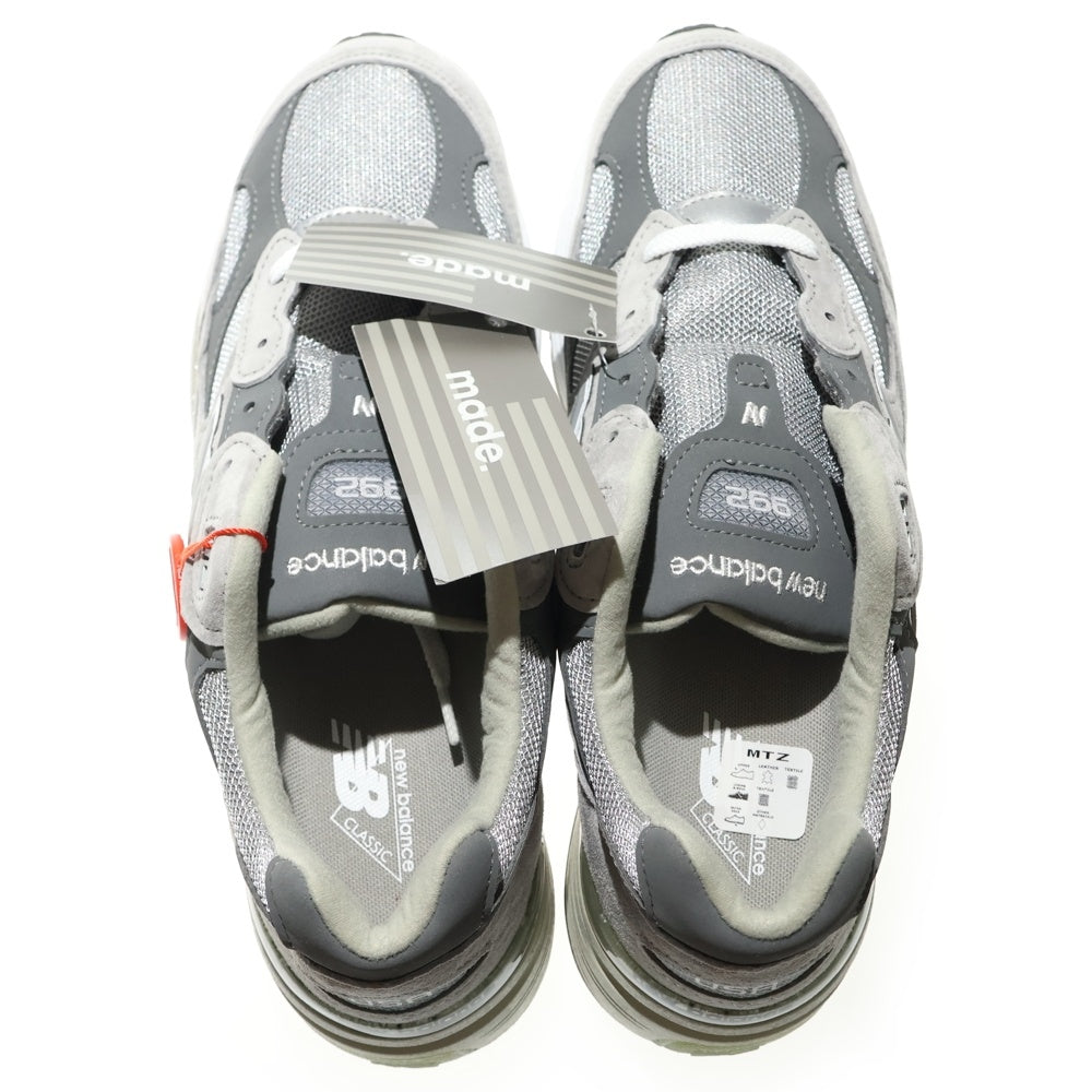 New Balance(ニューバランス) M992GR スウェード切り替え ローカットスニーカー グレー US9.5/27.5cm