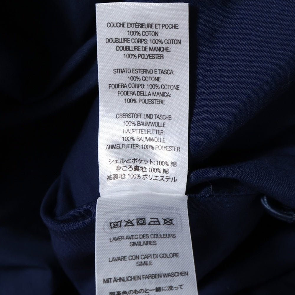 SUPREME(シュプリーム) 23SS Raglan Utility Jacket フロントロゴ ラグラン コットン ユーティリティジャケット ネイビー