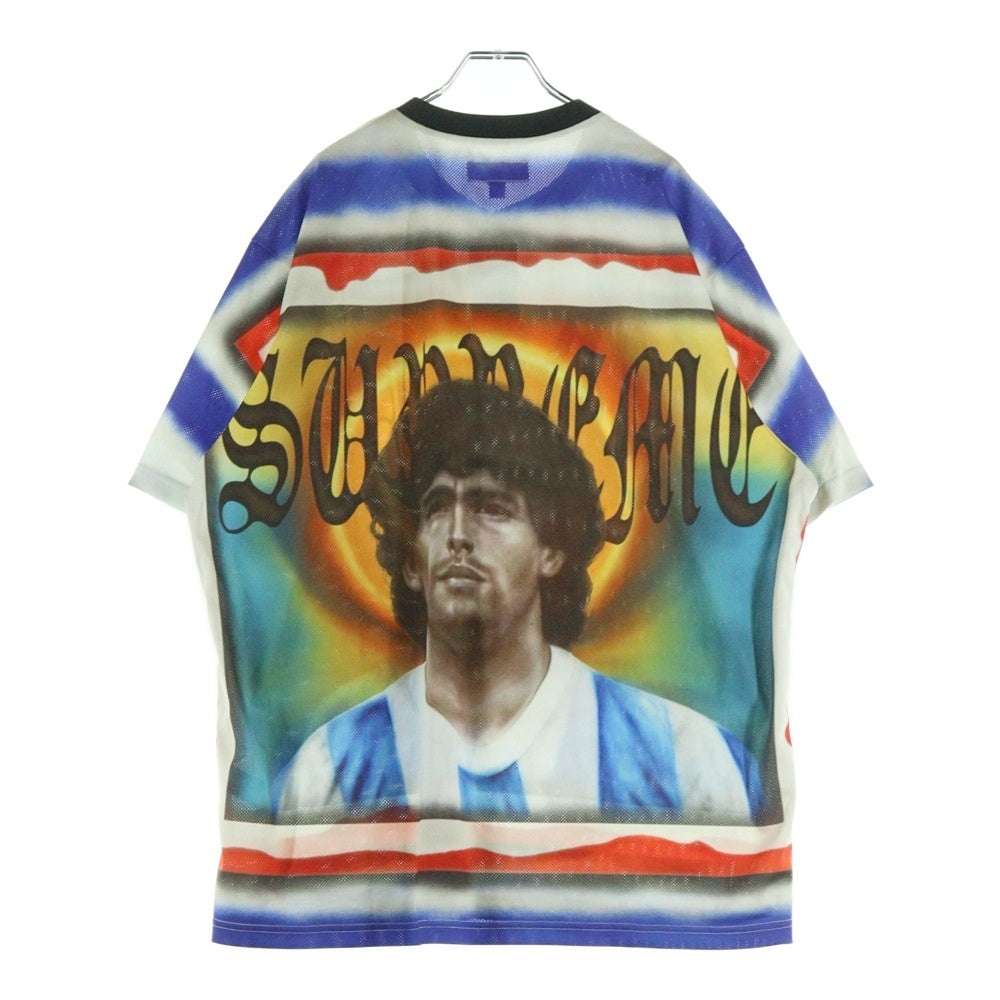 SUPREME(シュプリーム) 24SS Maradona Soccer Jersey マラドーナ サッカー ジャージー メッシュ半袖Tシャツ カットソー マルチカラー