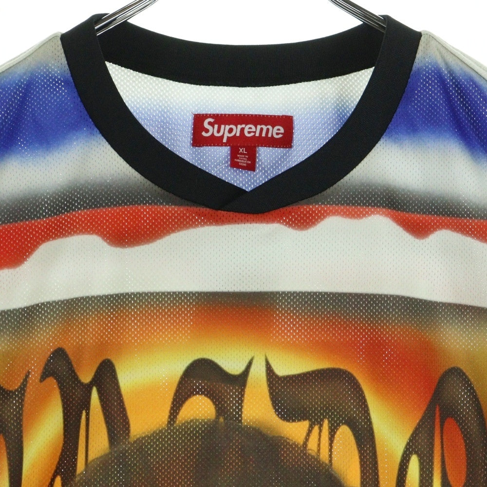 SUPREME(シュプリーム) 24SS Maradona Soccer Jersey マラドーナ サッカー ジャージー メッシュ半袖Tシャツ カットソー マルチカラー