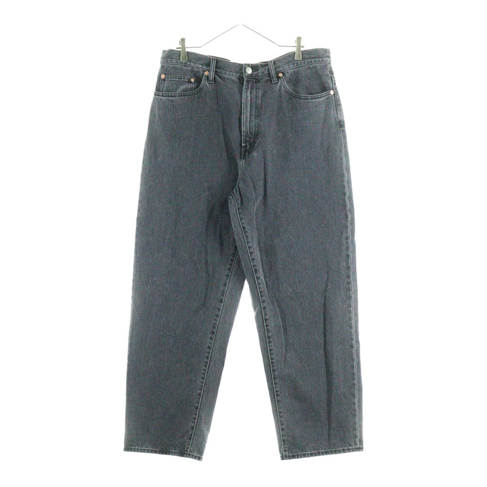 SUPREME(シュプリーム) 23SS Baggy Jean クラシックロゴ刺繍 ジップフライ バギーデニムパンツ ブラック