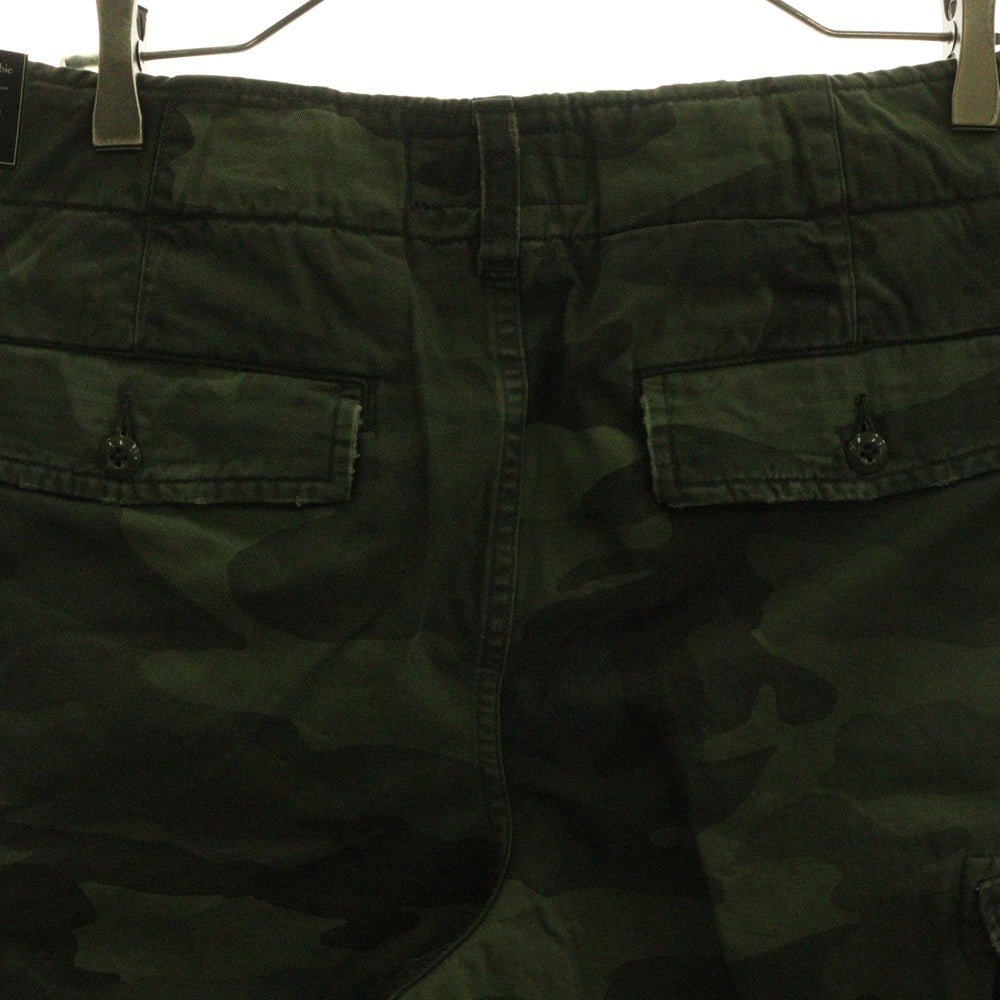 Abercrombie&Fitch(アバクロンビーアンドフィッチ) カモ柄 コットン カーゴ ショーツ ハーフパンツ カーキ