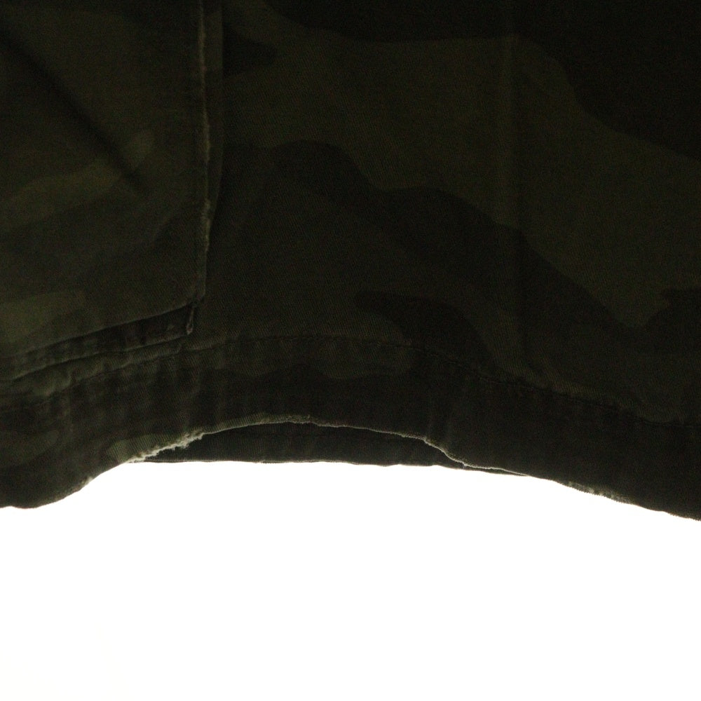 Abercrombie&Fitch(アバクロンビーアンドフィッチ) カモ柄 コットン カーゴ ショーツ ハーフパンツ カーキ