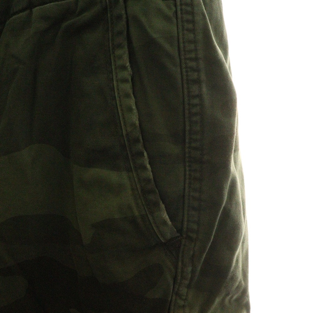 Abercrombie&Fitch(アバクロンビーアンドフィッチ) カモ柄 コットン カーゴ ショーツ ハーフパンツ カーキ