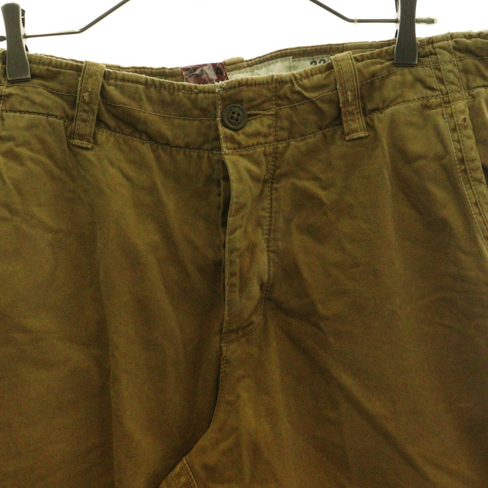 Abercrombie&Fitch(アバクロンビーアンドフィッチ) CHINO PANTS コットン ボタンフライ チノ パンツ ブラウン