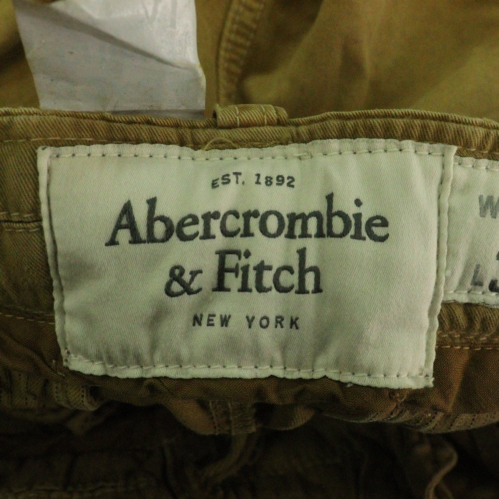 Abercrombie&Fitch(アバクロンビーアンドフィッチ) CHINO PANTS コットン ボタンフライ チノ パンツ ブラウン