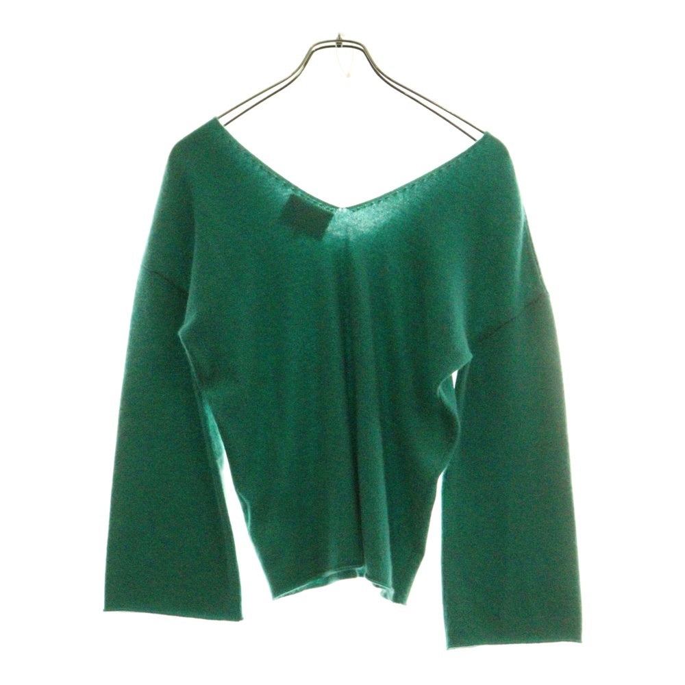 DEMYLEE(デミーリー) ×Ron Herman ロンハーマン 別注 Vネック 長袖 ウール ニット セーター レディース グリーン WSF17066RH