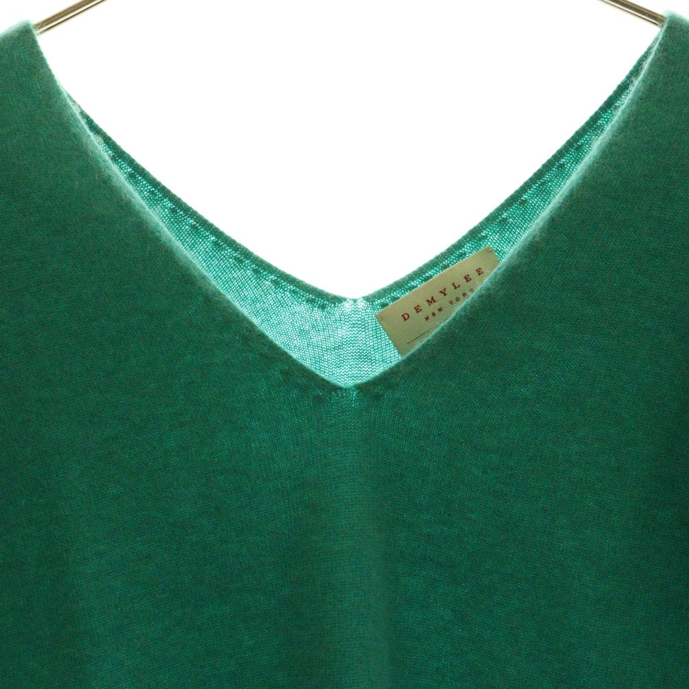 DEMYLEE(デミーリー) ×Ron Herman ロンハーマン 別注 Vネック 長袖 ウール ニット セーター レディース グリーン WSF17066RH