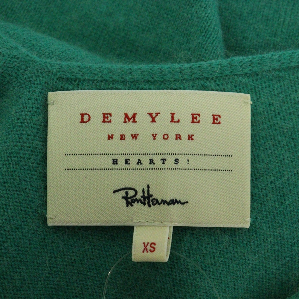 DEMYLEE(デミーリー) ×Ron Herman ロンハーマン 別注 Vネック 長袖 ウール ニット セーター レディース グリーン WSF17066RH
