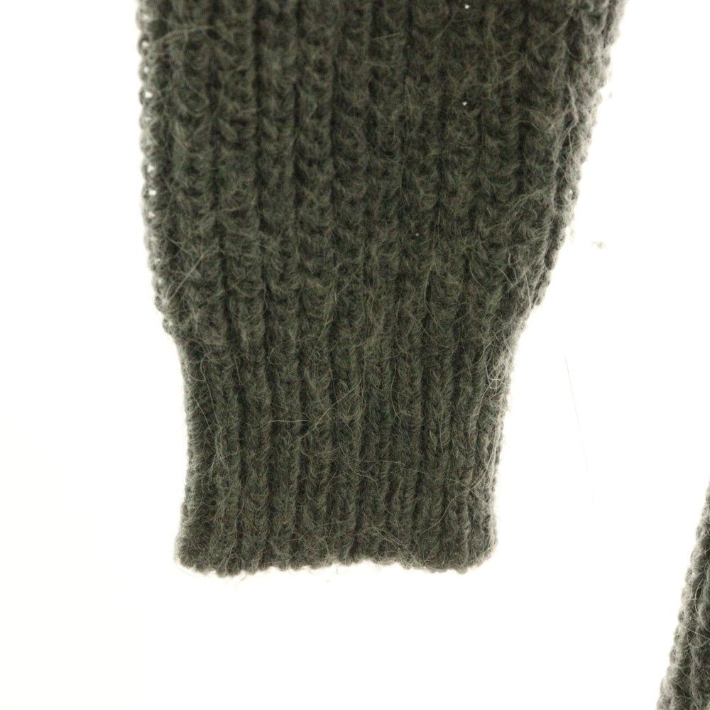 DIESEL(ディーゼル) バイアス ジップ ローゲージ ローブ ニット カーディガン レディース グレー