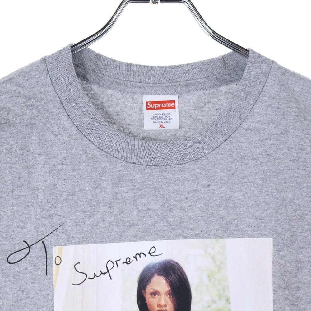 SUPREME(シュプリーム) 22SS Lil Kim Tee リル・キム フォトプリント クルーネック 半袖Tシャツ カットソー グレー