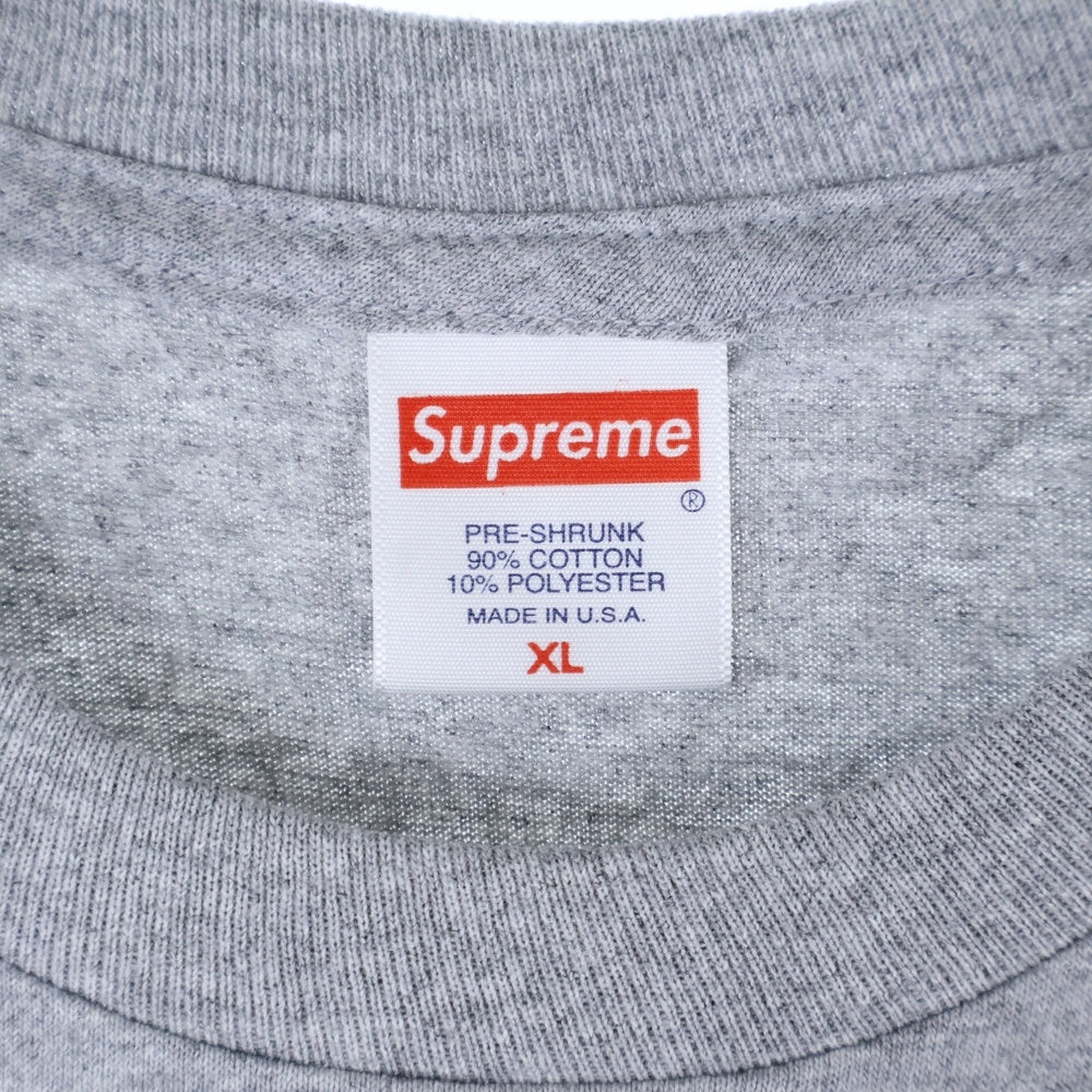 SUPREME(シュプリーム) 22SS Lil Kim Tee リル・キム フォトプリント クルーネック 半袖Tシャツ カットソー グレー