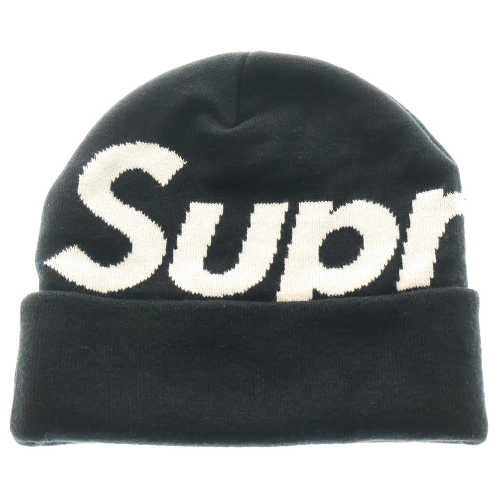SUPREME(シュプリーム) 23AW Big Logo Beanie ビッグロゴ ビーニー ニットキャップ 帽子 ブラック