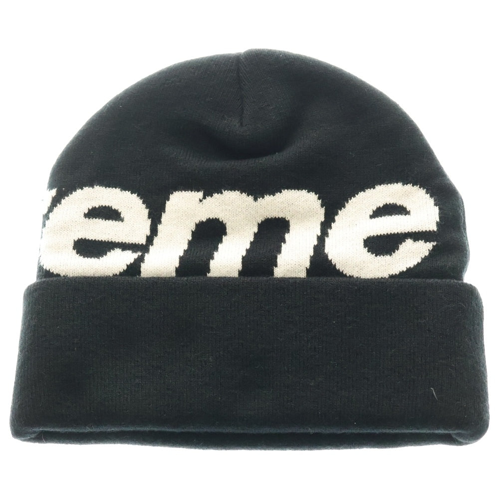 SUPREME(シュプリーム) 23AW Big Logo Beanie ビッグロゴ ビーニー ニットキャップ 帽子 ブラック