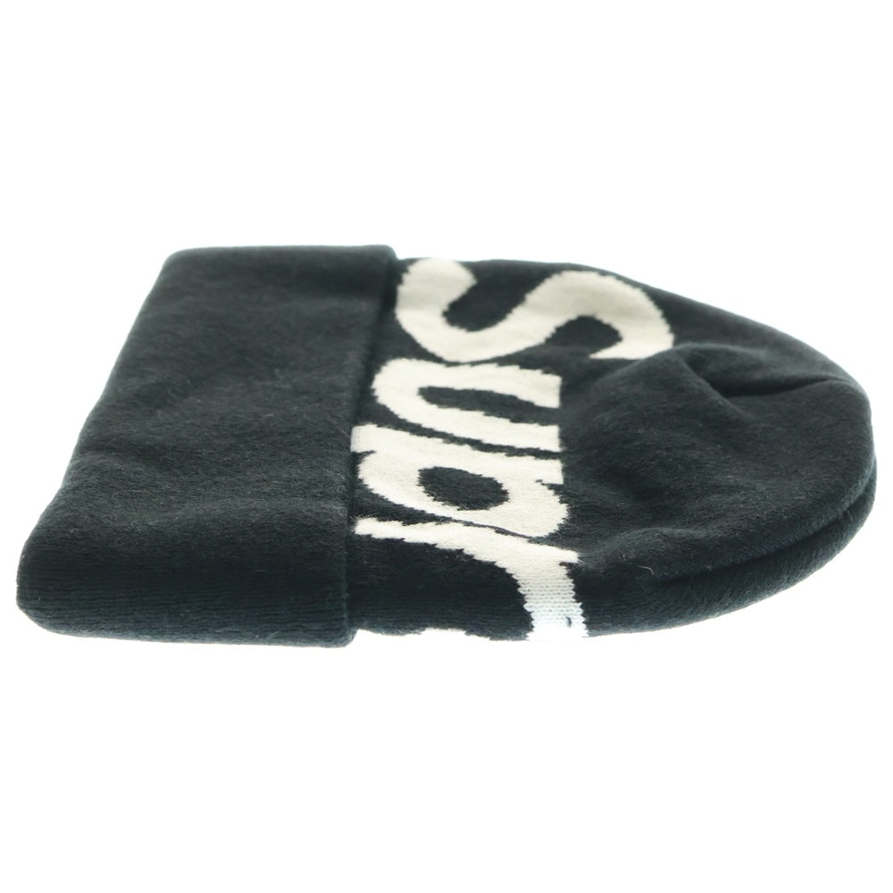 SUPREME(シュプリーム) 23AW Big Logo Beanie ビッグロゴ ビーニー ニットキャップ 帽子 ブラック