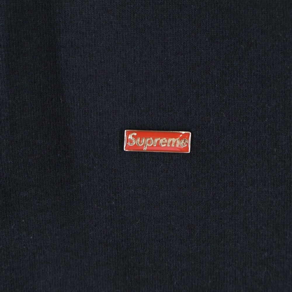 SUPREME(シュプリーム) 22SS Enamel Small Box Hooded Sweatshirt エナメル スモール ボックス フーデッド スウェット パーカー ブラック