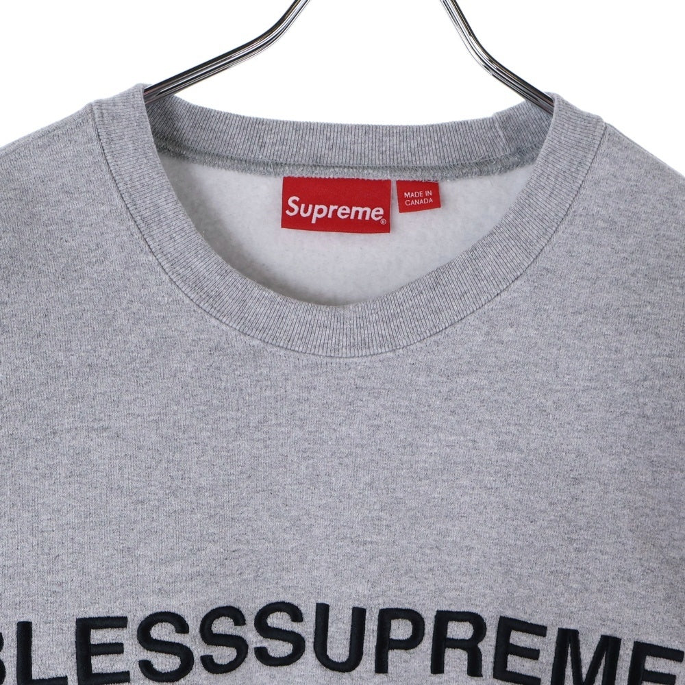 SUPREME(シュプリーム) 23AW ×BLESS Crewneck ブレス クルーネック スウェット トレーナー グレー