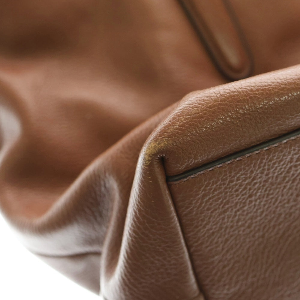 COACH(コーチ) ロゴモチーフ レザー トートバッグ ブラウン 33961