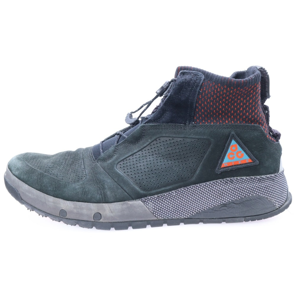NIKE ACG(ナイキエーシージー) ACG RUCKEL RIDGE BLACK HABANERO RED エーシージー ラックル リッジ ブラック ハバネロ レッド ハイカットスニーカー ブラック US12/30cm AQ9333-002