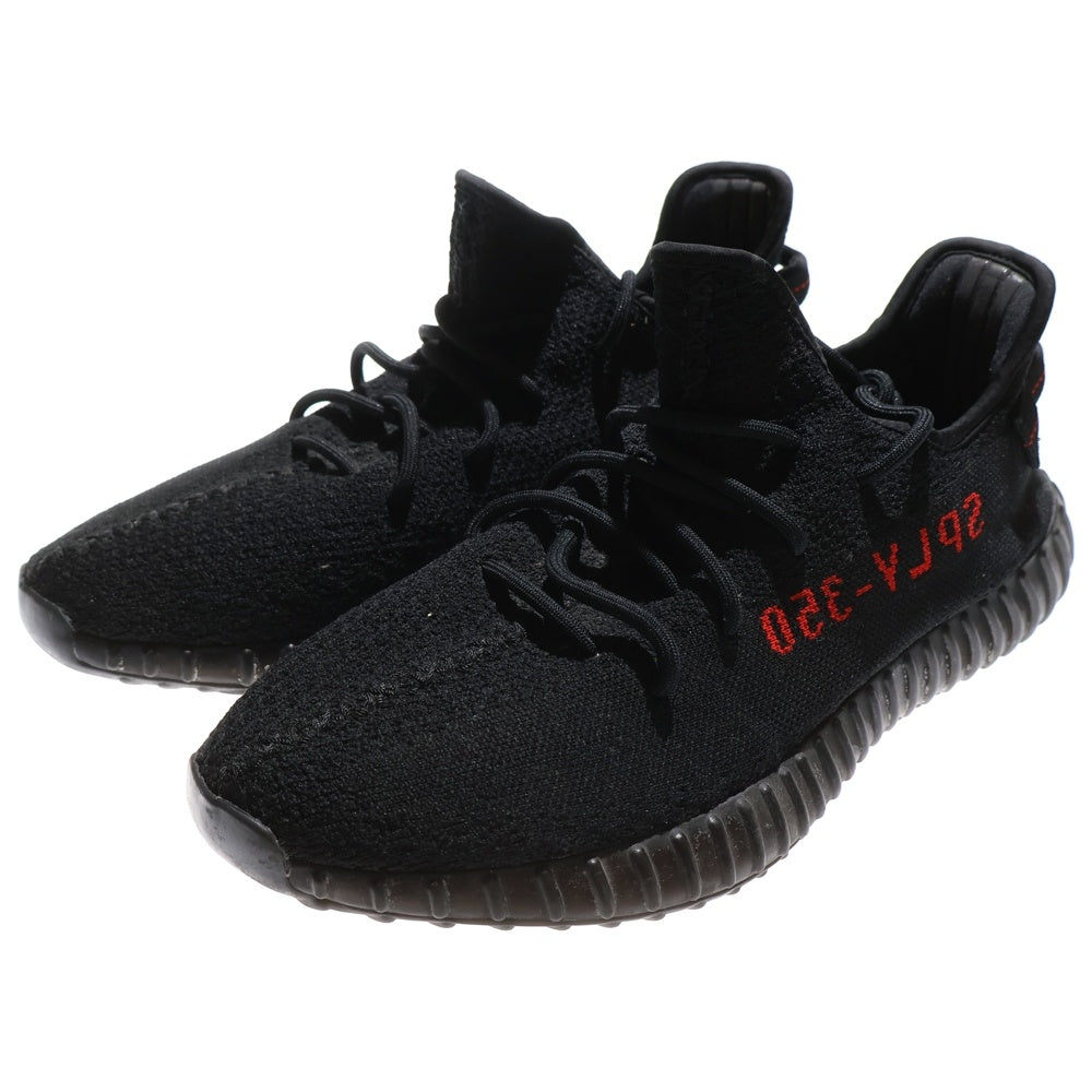 adidas(アディダス) YEEZY BOOST 350 V2 BRED イージーブースト ブレッド ローカットスニーカー ブラック/レッド US12/30cm CP9652