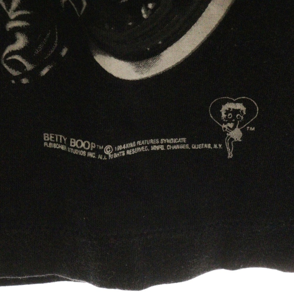 VINTAGE(ヴィンテージ) 90S VINTAGE BETTY BOOP MOTORCYCLE CLUB TEE ヴィンテージ ベティーブープ モーターサイクルクラブ 両面プリントTシャツ 半袖クルーネックカットソー ブラック