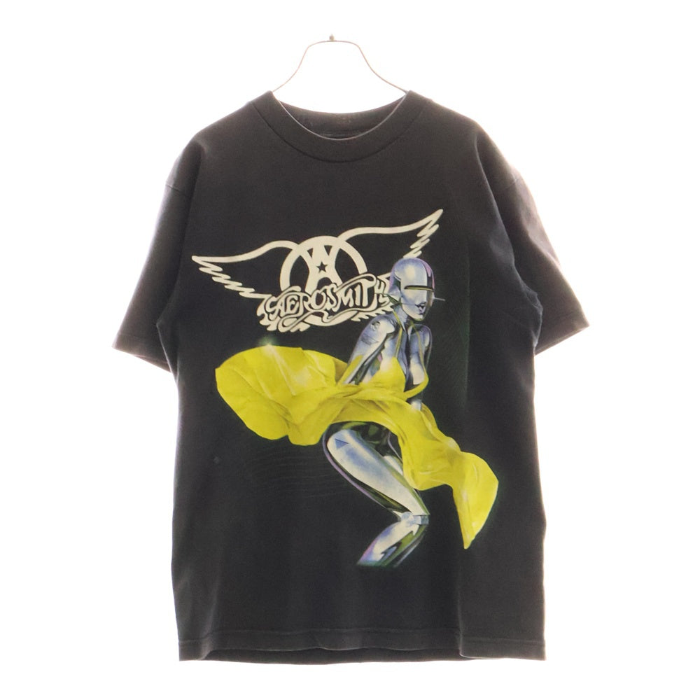 VINTAGE(ヴィンテージ) 00S VINTAGE AERO SMITH 2001 JUST PUSH PLAY TOUR TEE ヴィンテージ エアロスミス ジャストプッシュプレイツアー 空山基 両面プリントTシャツ 半袖クルーネック