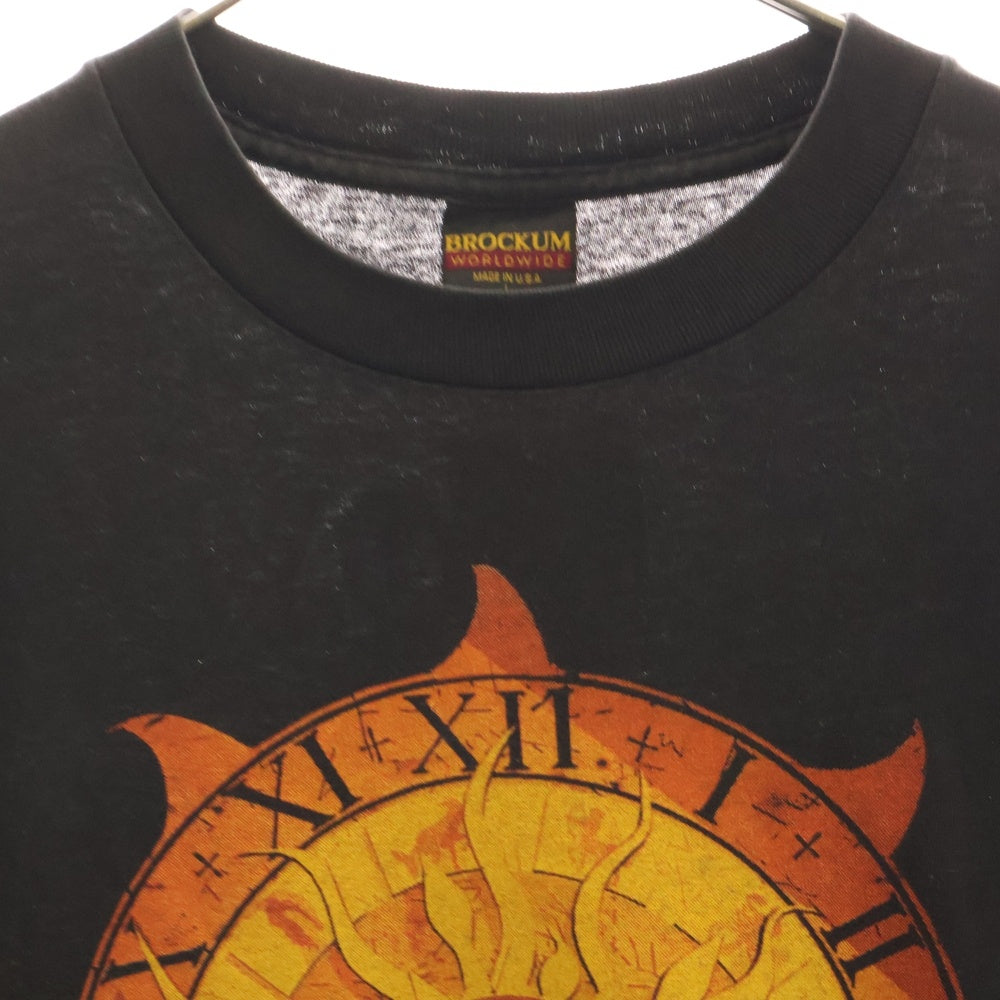 VINTAGE(ヴィンテージ) 90S VINTAGE PINK FLOYD 1994 SUN DIAL TEE ヴィンテージ ピンクフロイド サンダイアル BROCKUMタグ 両面プリントTシャツ 半袖クルーネックカットソー ブラック
