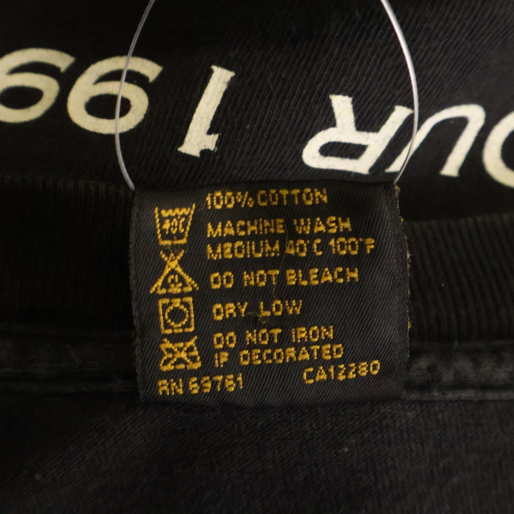 VINTAGE(ヴィンテージ) 90S VINTAGE PINK FLOYD 1994 SUN DIAL TEE ヴィンテージ ピンクフロイド サンダイアル BROCKUMタグ 両面プリントTシャツ 半袖クルーネックカットソー ブラック