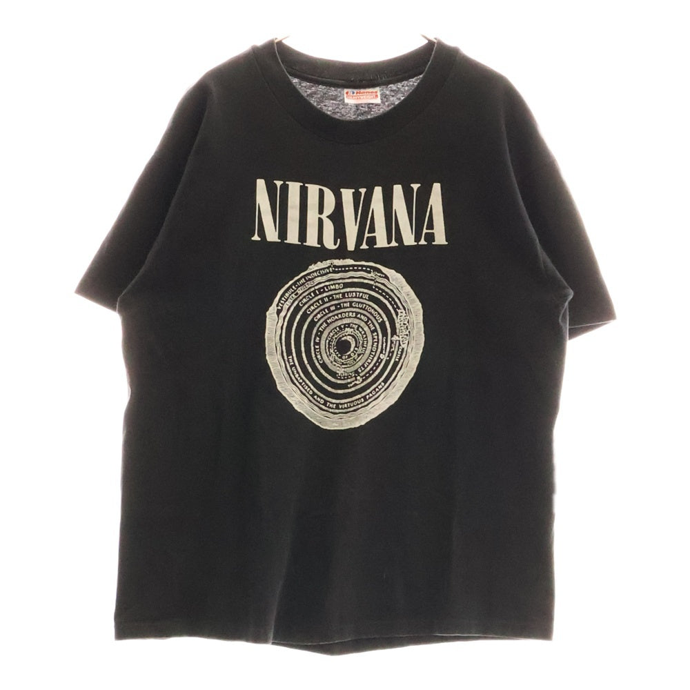 VINTAGE(ヴィンテージ) 00S VINTAGE NIRVANA 2003 VESTIBULE TEE ニルヴァーナ ヴェステュバル 両面プリントTシャツ 半袖クルーネックカットソー ブラック