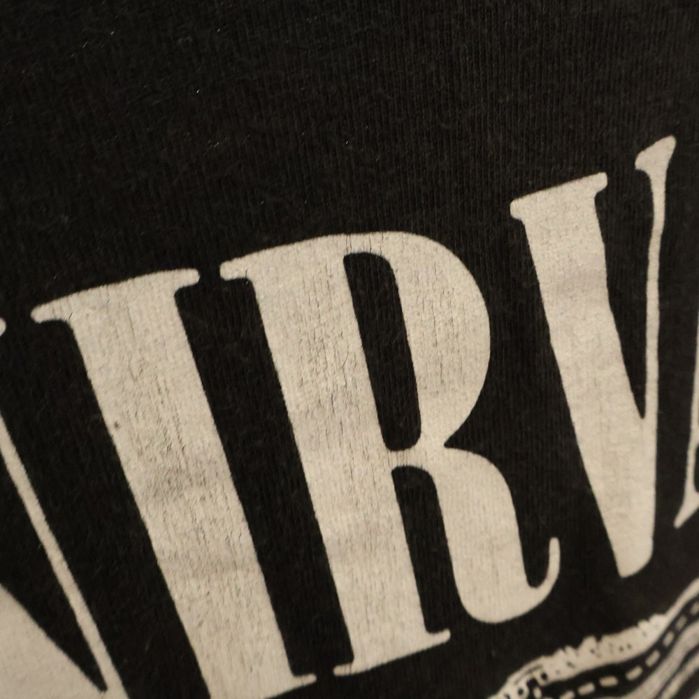 VINTAGE(ヴィンテージ) 00S VINTAGE NIRVANA 2003 VESTIBULE TEE ニルヴァーナ ヴェステュバル 両面プリントTシャツ 半袖クルーネックカットソー ブラック