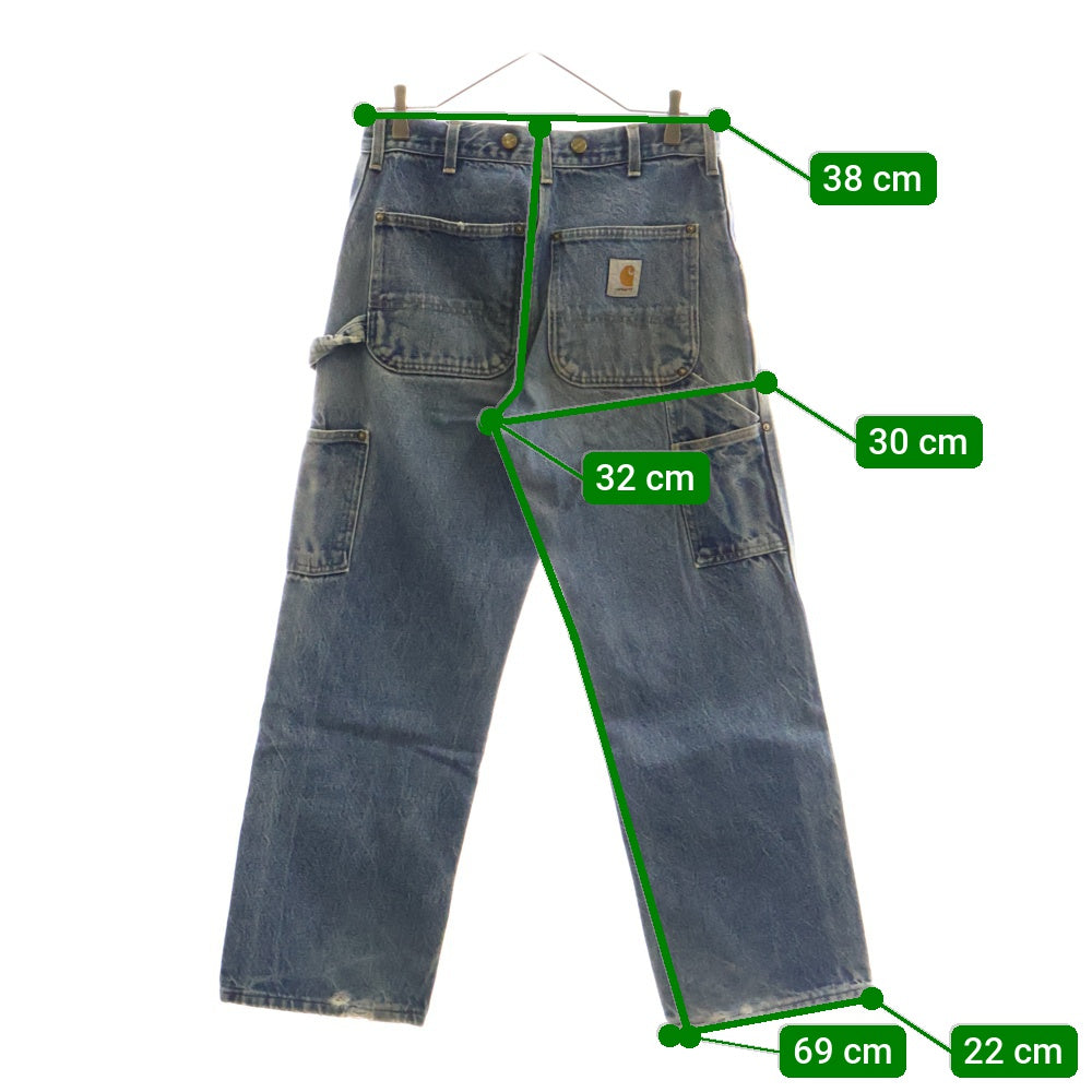 CARHARTT(カーハート) 90S VINTAGE DOUBLE KNEE PAINTER PANTS WITH SUSPENDER ヴィンテージ ダブルニー サス付きデニムペインターパンツ インディゴ WU138