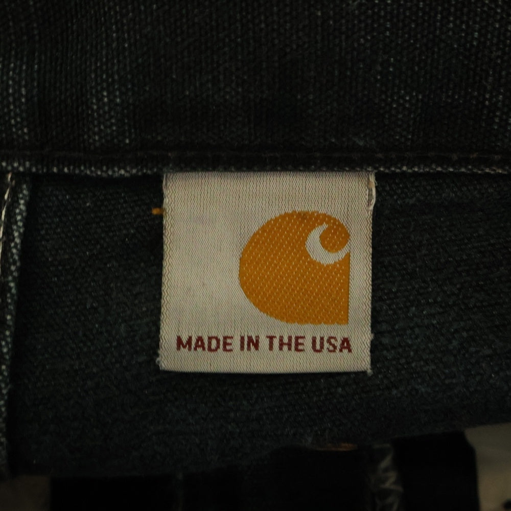 CARHARTT(カーハート) DOUBLE KNEE PAINTER PANTS ダブルニー ダック地 ペインターパンツ ブラック B01