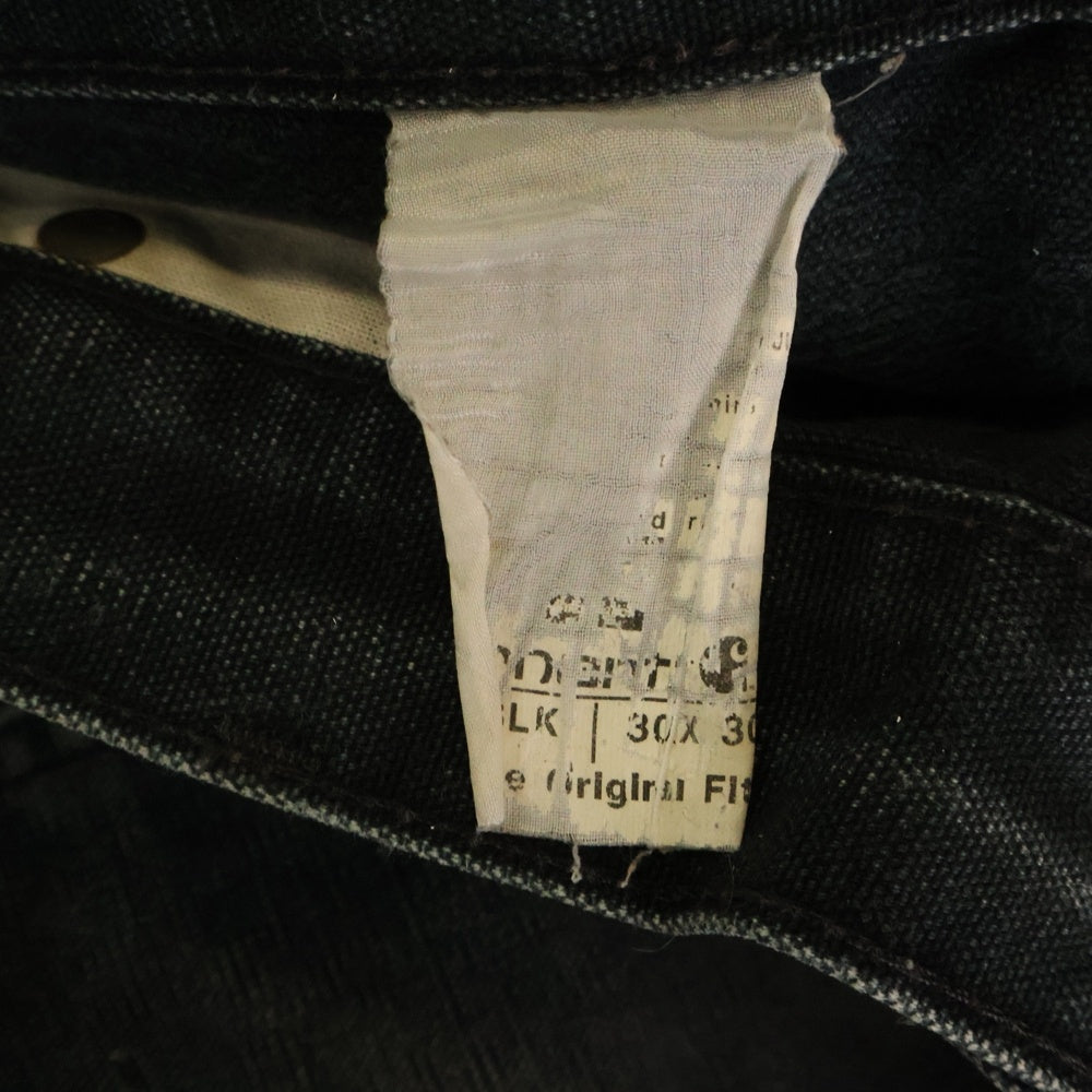 CARHARTT(カーハート) DOUBLE KNEE PAINTER PANTS ダブルニー ダック地 ペインターパンツ ブラック B01