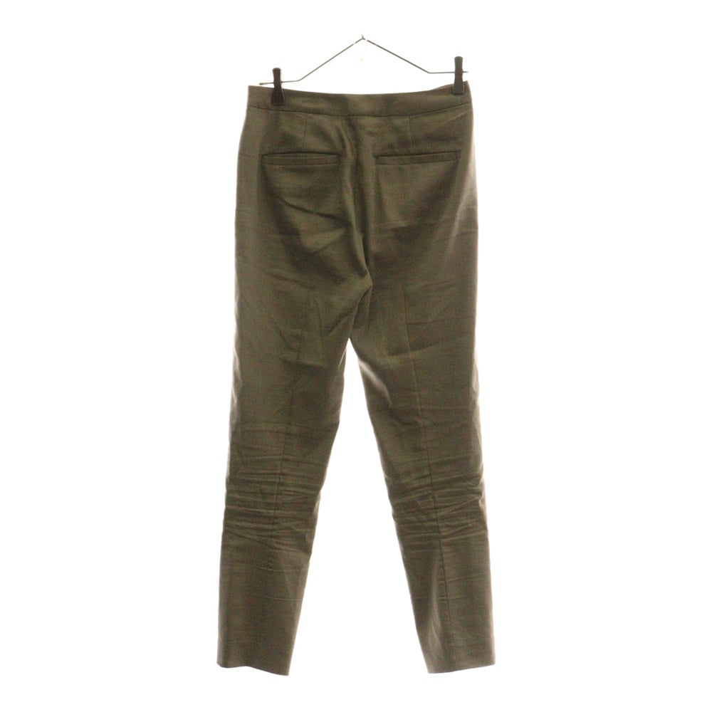 DES PRES(デプレ) レーヨン混 テーパードスラックスパンツ レディース ベージュ 22-04-52-04308