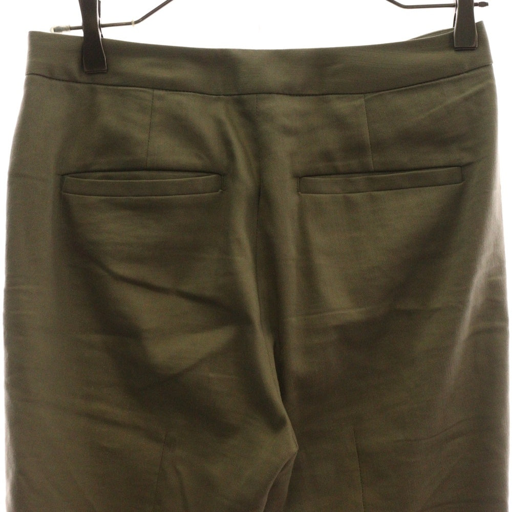 DES PRES(デプレ) レーヨン混 テーパードスラックスパンツ レディース ベージュ 22-04-52-04308