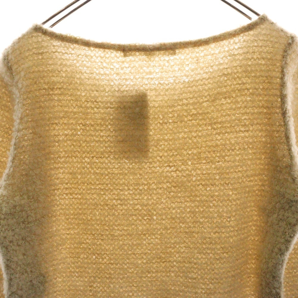 ANAYI(アナイ) ウール混 クルーネック長袖Tシャツ カットソー レディース ベージュ 15227-35-11-380