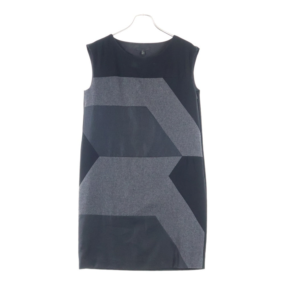 ICB(アイシービー) レーヨン混 ノースリーブワンピース ドレス レディース ブラック 327042