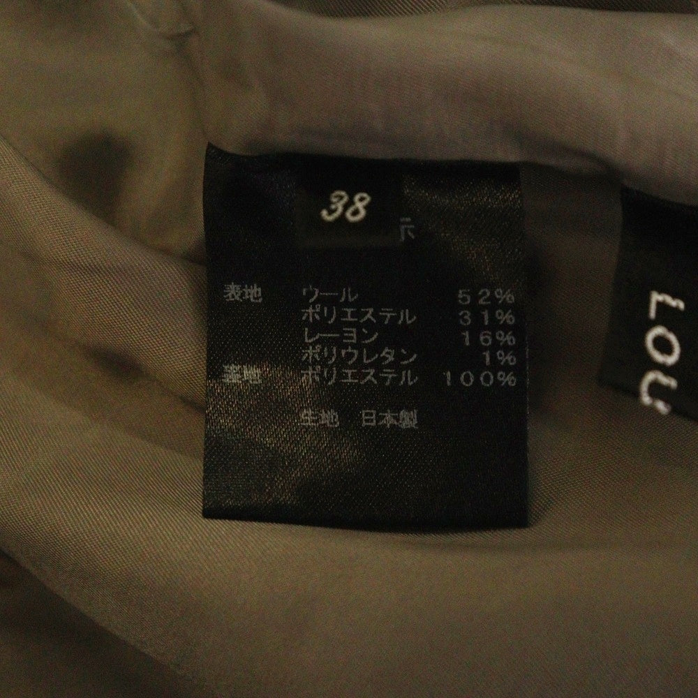 NO BRAND(ノーブランド) LOUNIE (ルーニィ) チェック柄 イージーテーパードパンツ レディース マルチカラー