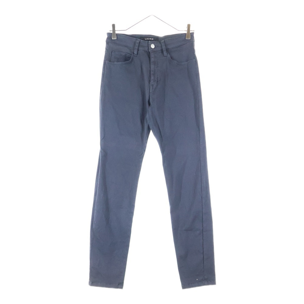 LOUNIE(ルーニィ) コットン テーパードスキニーパンツ レディース ネイビー 18514245