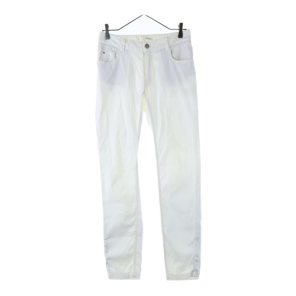 NO BRAND(ノーブランド) QUALITE (カリテ) ポリコットン テーパードスキニーパンツ レディース ホワイト 3220050001