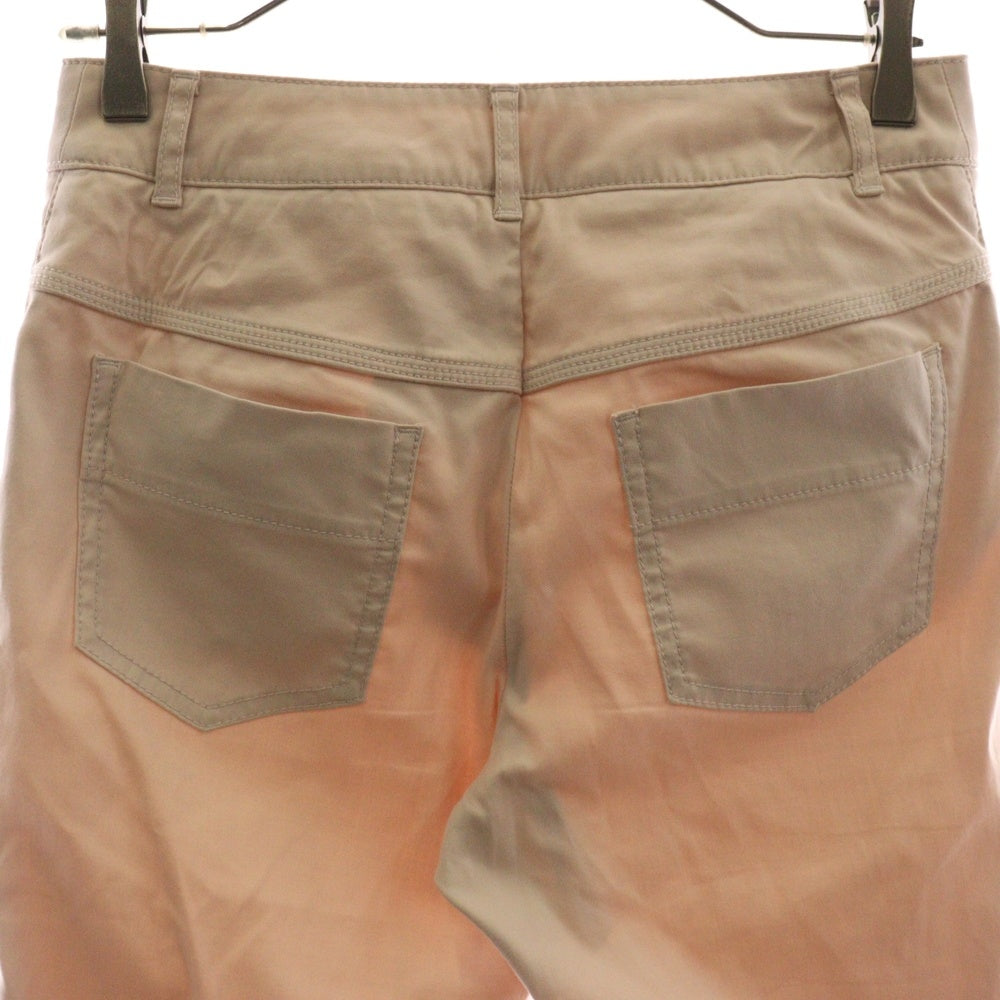 NO BRAND(ノーブランド) QUALITE (カリテ) ポリコットン テーパードスキニーパンツ レディース ピンク 32340050028