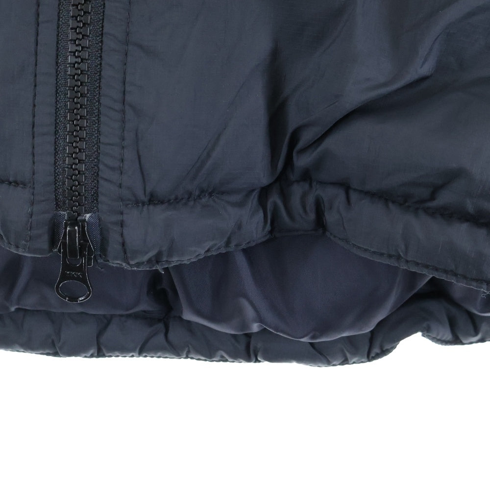 KEELA(キーラ) ナイロン ジップアップ 中綿ジャケット ブラック