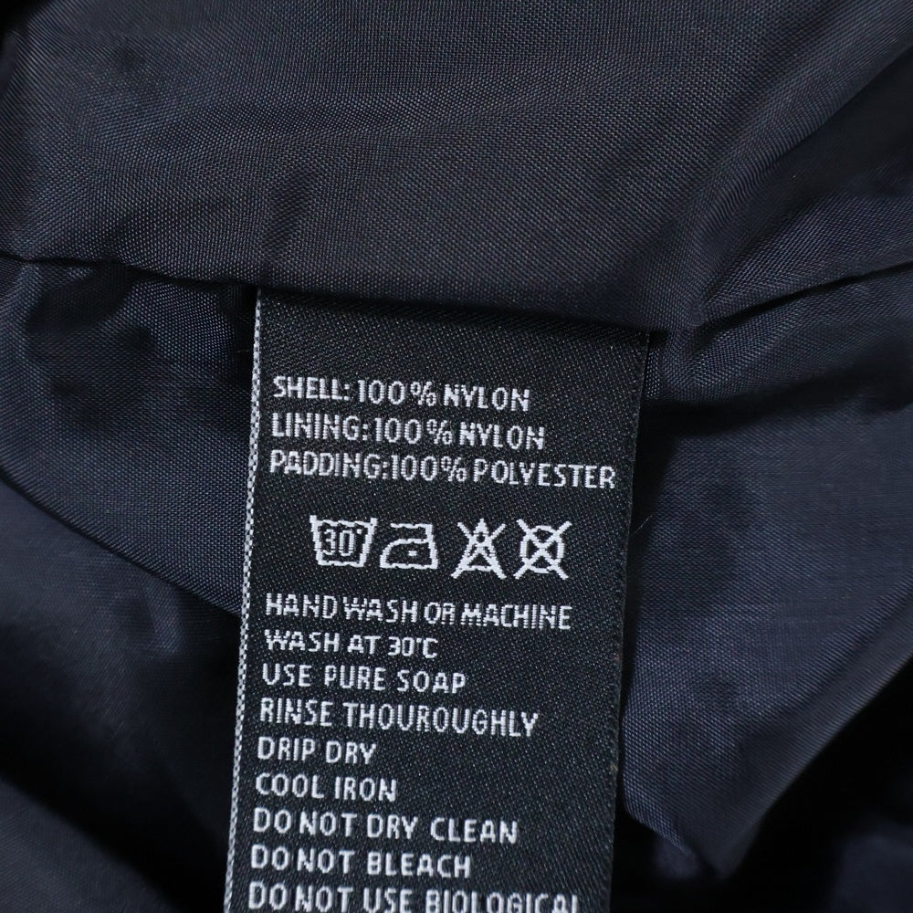 KEELA(キーラ) ナイロン ジップアップ 中綿ジャケット ブラック