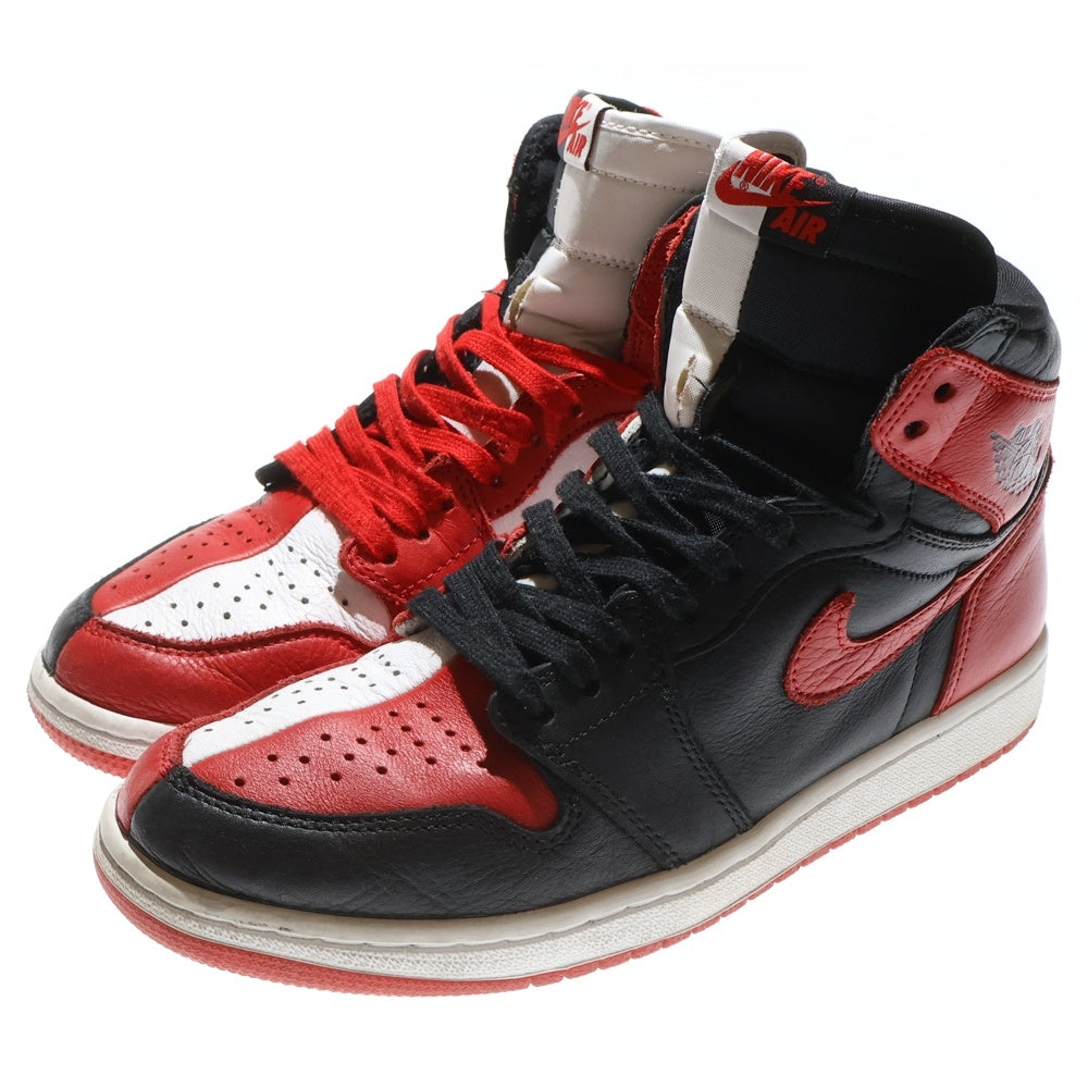 NIKE(ナイキ) AIR JORDAN 1 RETRO HIGH OG NRG HOMAGE TO HOME エアジョーダン1 オマージュトゥホーム ハイカットスニーカー レッド US8.5/26.5cm 861428-061