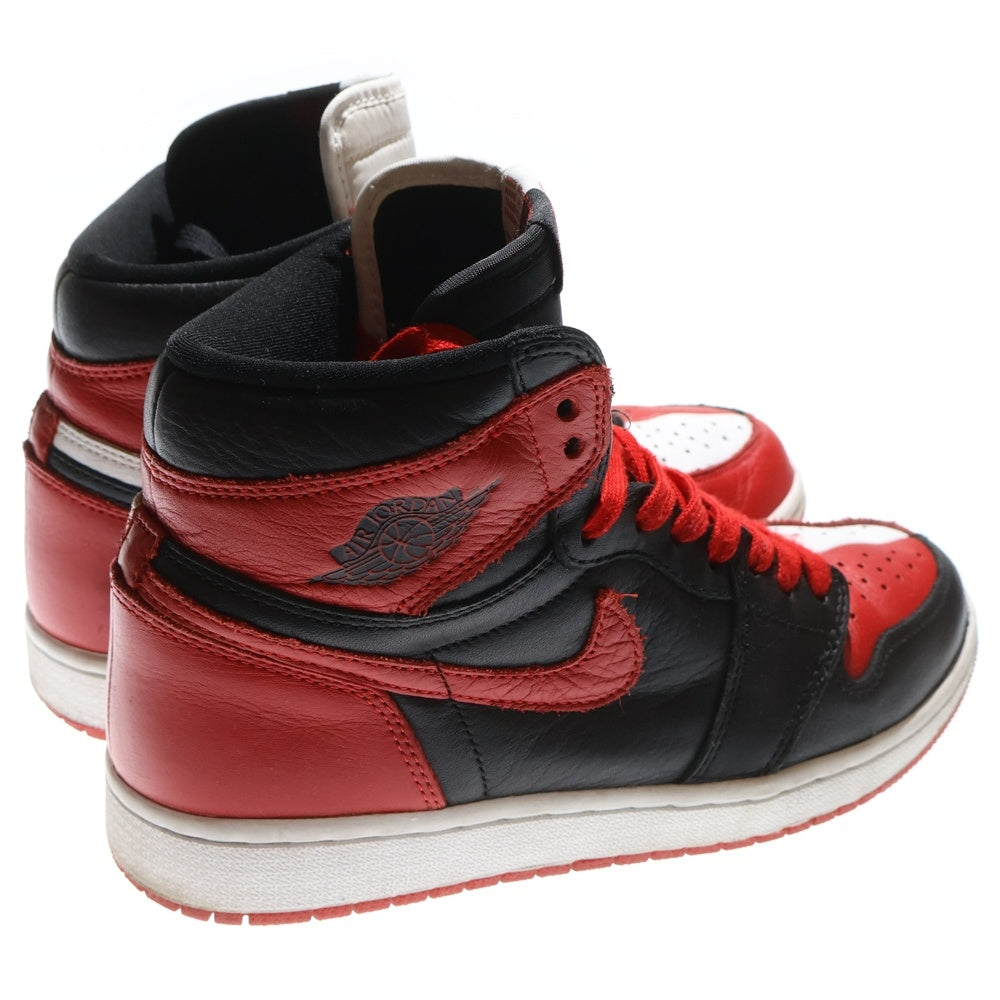 NIKE(ナイキ) AIR JORDAN 1 RETRO HIGH OG NRG HOMAGE TO HOME エアジョーダン1 オマージュトゥホーム ハイカットスニーカー レッド US8.5/26.5cm 861428-061