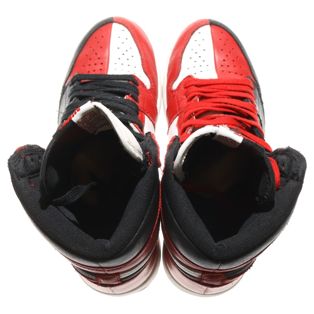 NIKE(ナイキ) AIR JORDAN 1 RETRO HIGH OG NRG HOMAGE TO HOME エアジョーダン1 オマージュトゥホーム ハイカットスニーカー レッド US8.5/26.5cm 861428-061