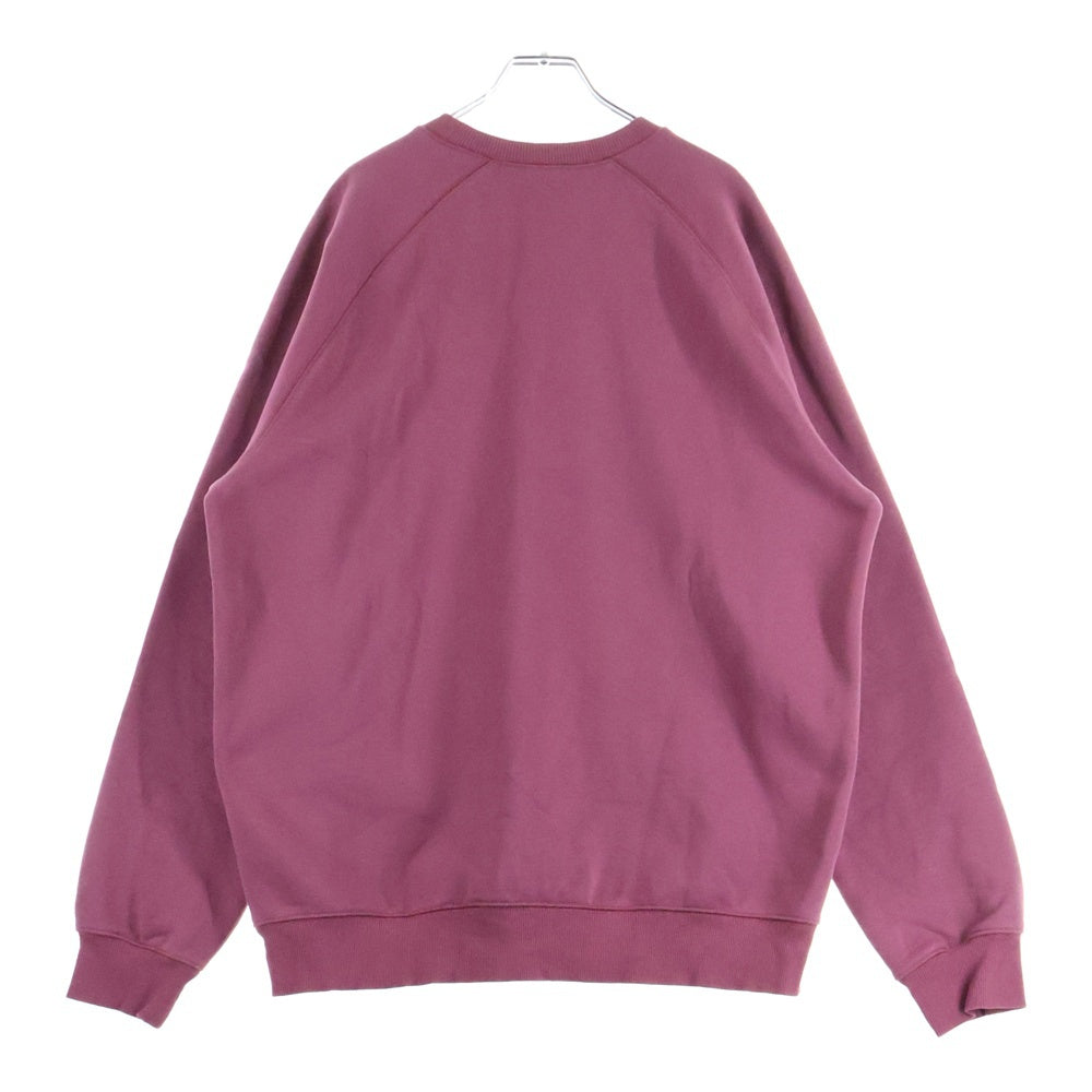 CARHARTT(カーハート) CHASE SWEATSHIRT クルーネック ラグランスリーブ コットン チェイス スウェット シャツ パープル 81274.23TRHK04374.0324