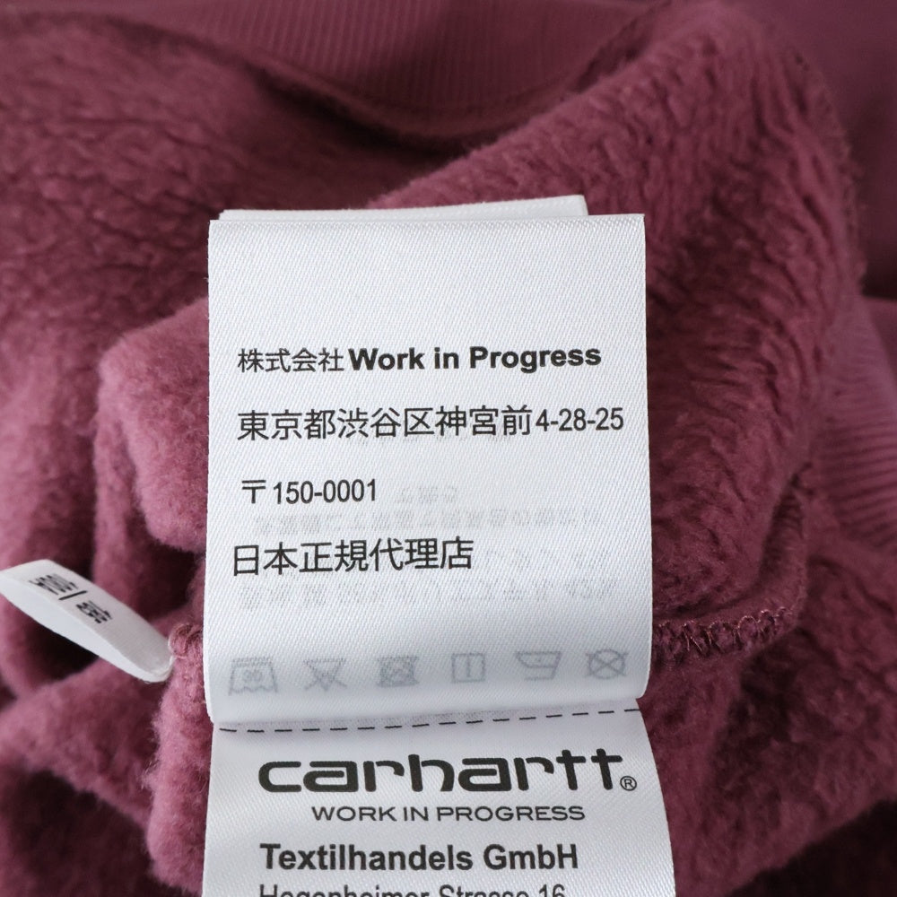 CARHARTT(カーハート) CHASE SWEATSHIRT クルーネック ラグランスリーブ コットン チェイス スウェット シャツ パープル 81274.23TRHK04374.0324