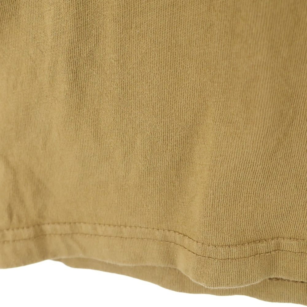 SUPREME(シュプリーム) 25SS Warm Up Washed S/S Top ロゴエンブロイダリー ウォームアップ ウォッシュド クルーネック 半袖Tシャツ カットソー ブラウン